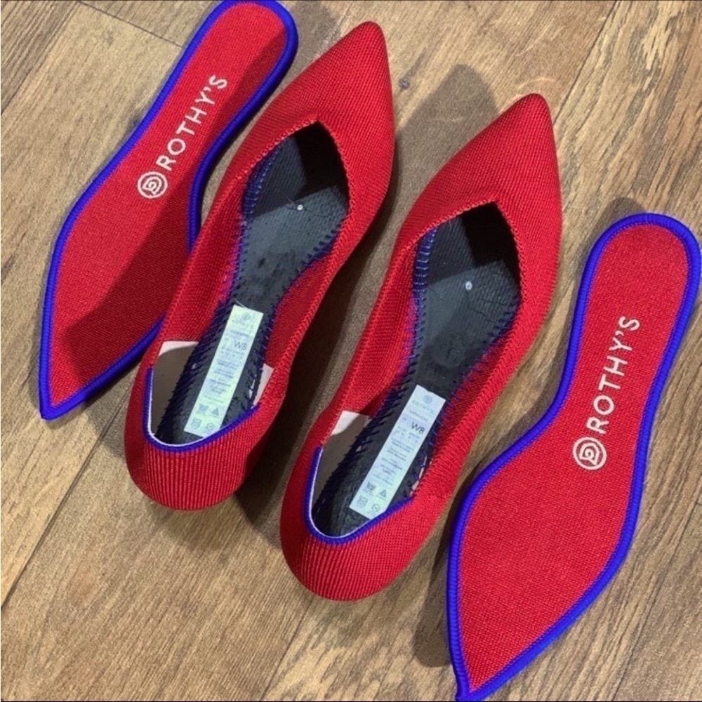 Red EUC Rothy’s Womens size 8 - Great for Valentine’s Day!! - Picture 6 of 7